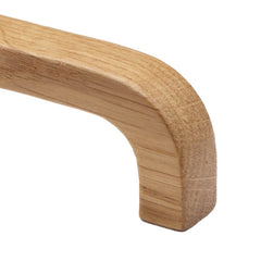 Handles for Cupboards and Drawers Bow Oak 96mm